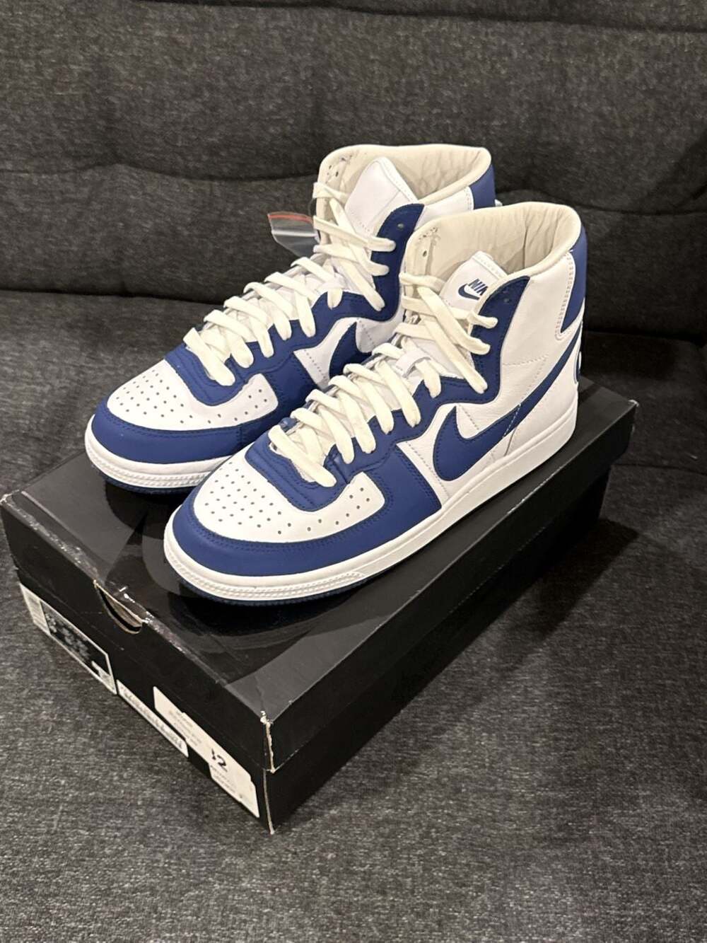 8.5M / 10W - COMME des GARCONS HOMME PLUS x Nike Terminator High Navy